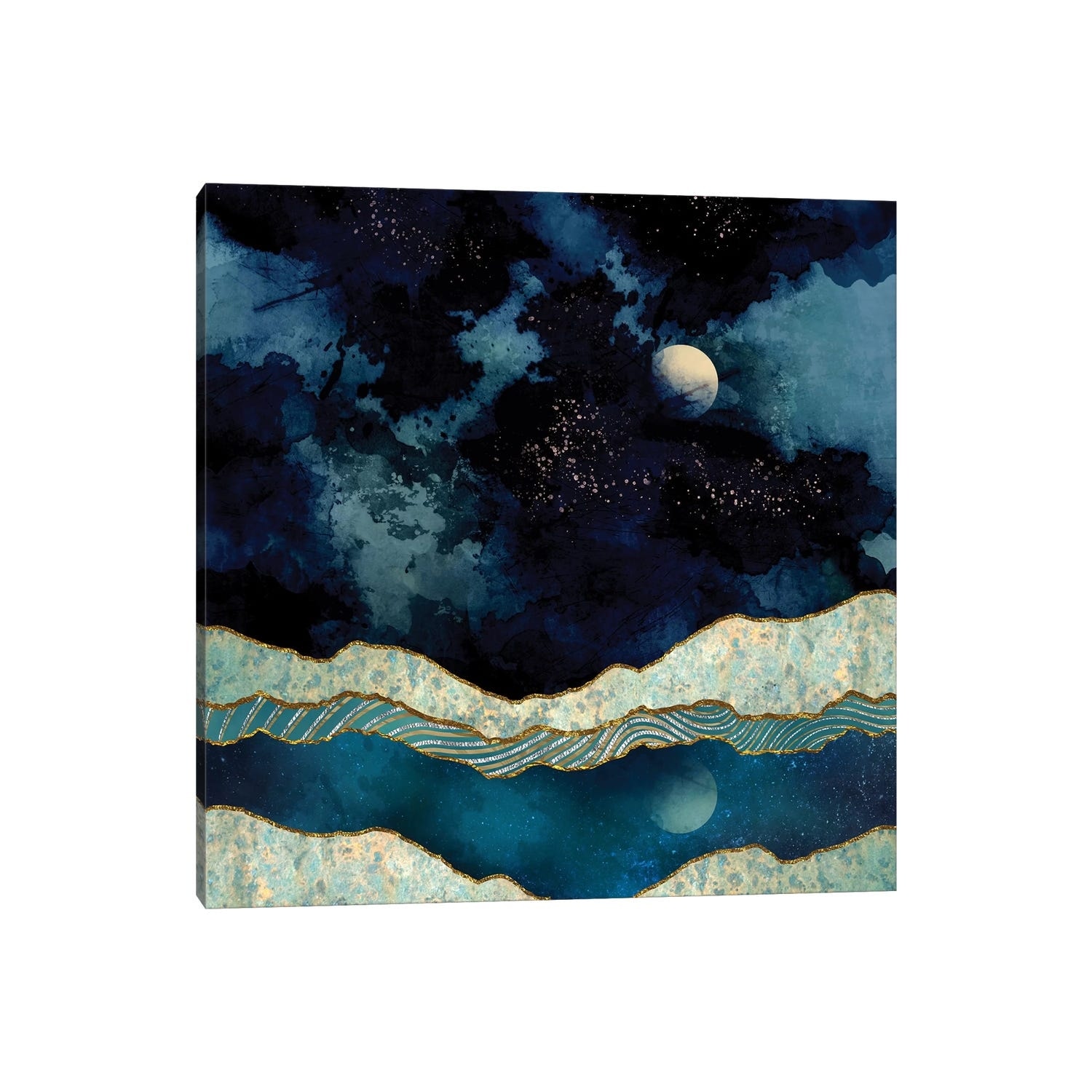 iCanvas "Indigo Sky" by SpaceFrog Designs Canvas Print