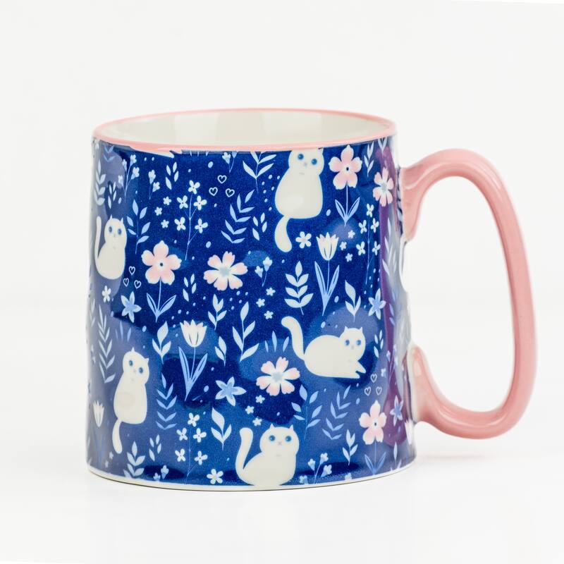 10 Strawberry Street Bella Animal Mugs, Set of 4