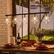 preview thumbnail 1 of 9, Modern Industrial 5-Light Black Gold Linear Chandelier Clear Glass Kitchen Island Lights for Dining Room