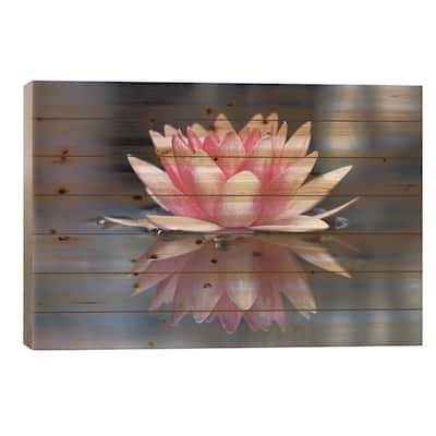 Padmasana Print On Wood by Fabien Bravin - Multi-Color