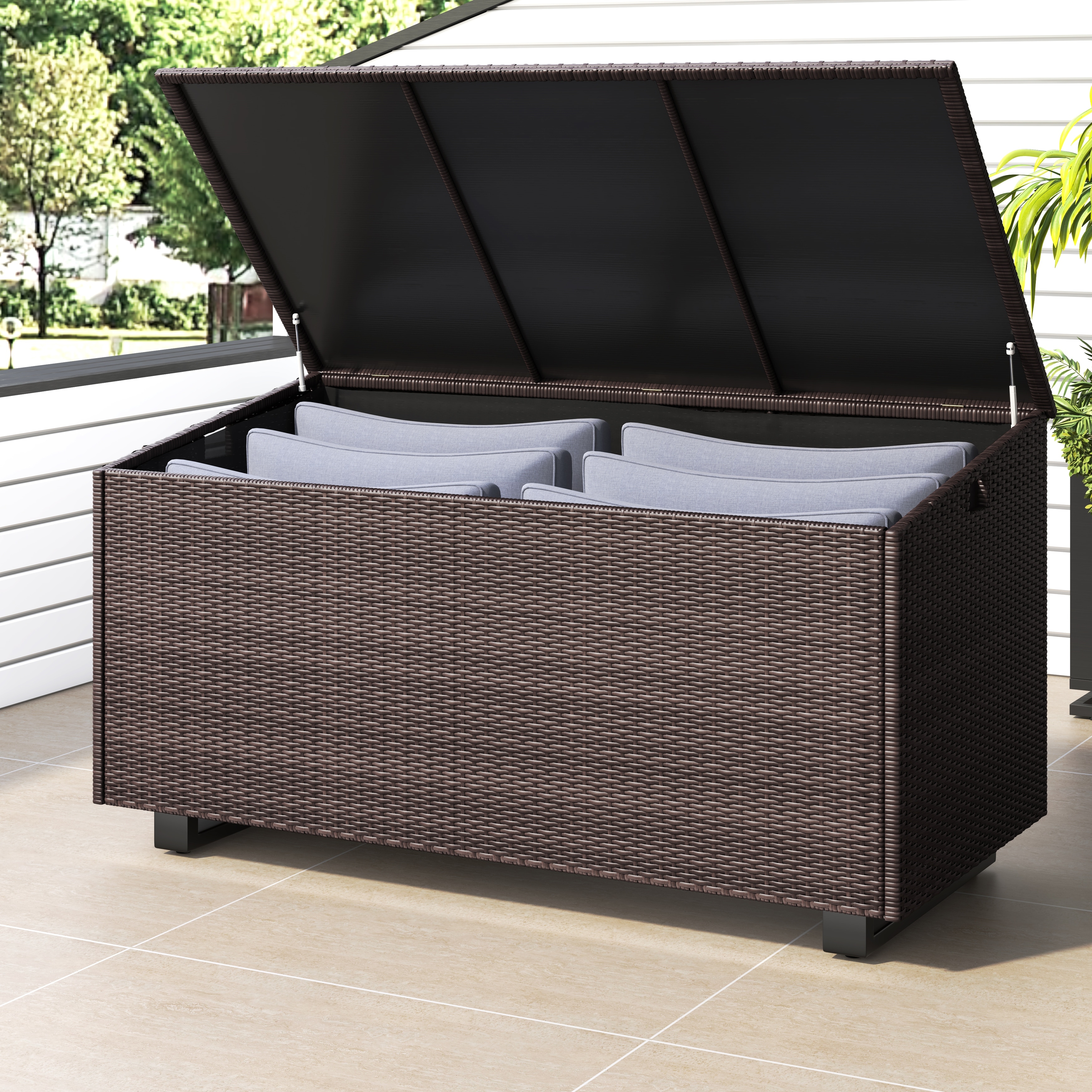 Corvus Lattice 204 Gallons Outdoor Cushion Storage Box