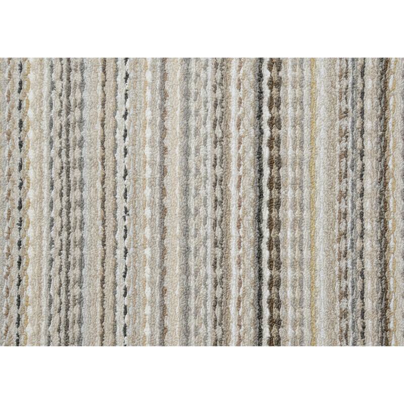 Garland Rug Carnival Striped Durable Indoor Area Rug