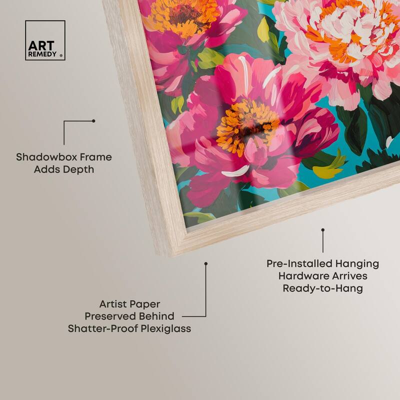 Maximalist Bloom Shadowbox by Art Remedy