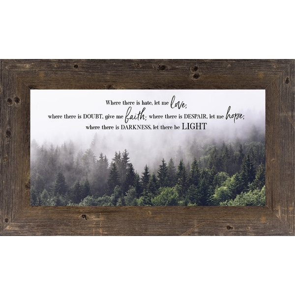 Where There Is Hate Let Me Love, Faith, Hope and Light Religious Decor Art. Opens flyout.