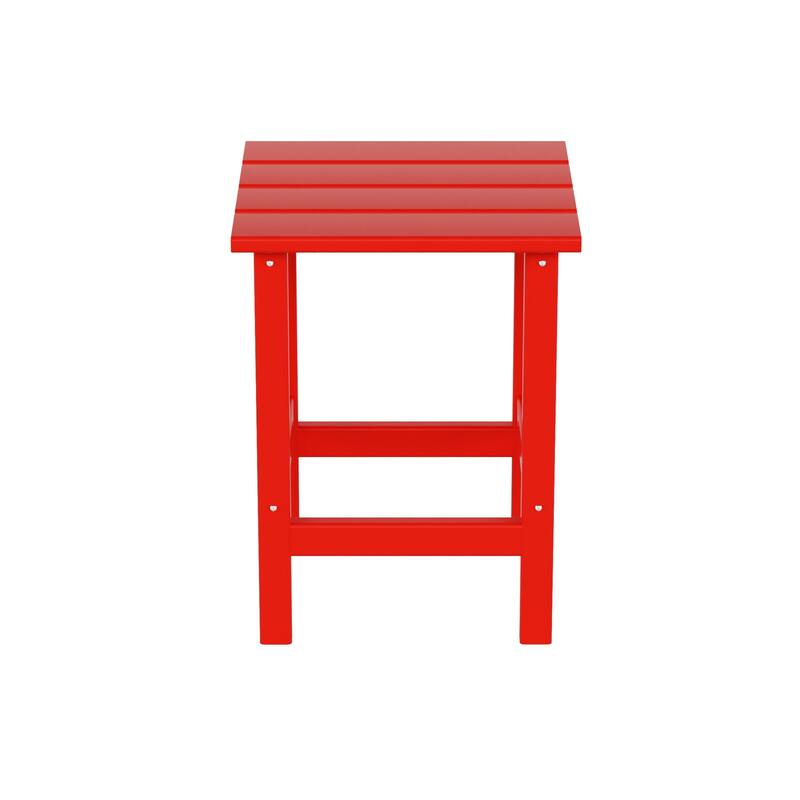 Laguna HDPE Eco-Friendly Outdoor Square Patio Side Table