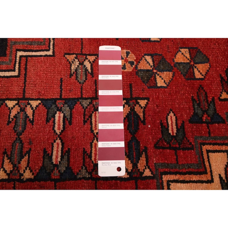 ECARPETGALLERY Hand-knotted Konya Anatolian Red Wool Rug - 4'2 x 6'4