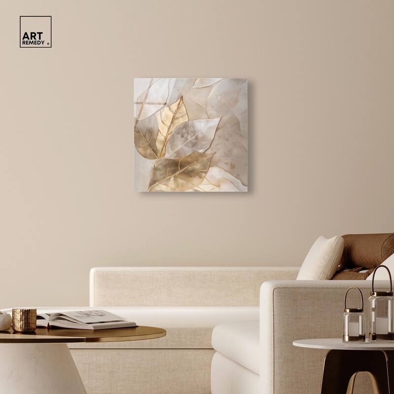 Golden Boughs Acrylic by Art Remedy, Ready to Hang