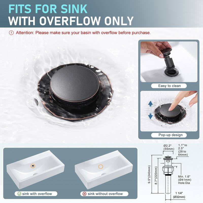 WOWOW 8 in. Widespread Double Handle Bathroom Faucet