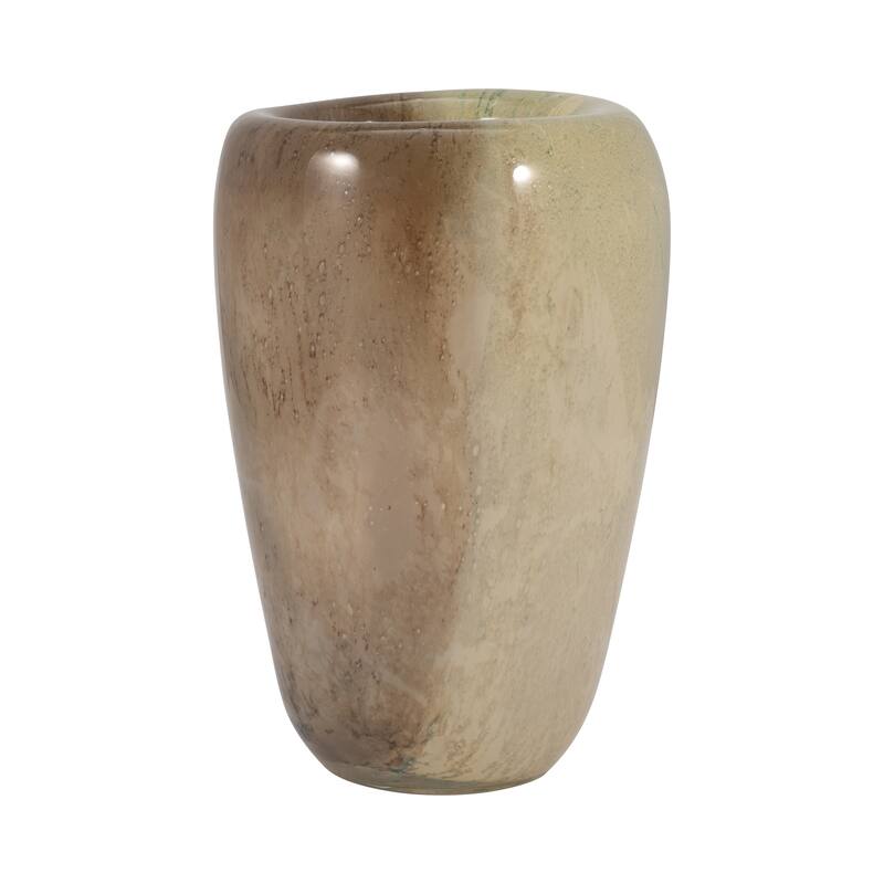 Sagebrook Home Glass Nude Cylinder 2Tone Vase