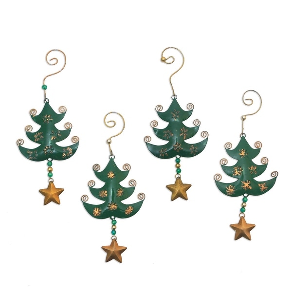6-Pack of Small Christmas Tree Decorations Beautiful Rustic Ornaments  2.9x5.4 - Bed Bath & Beyond - 30316323