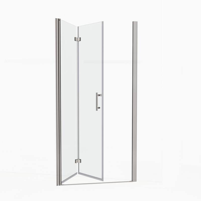 Versatile Universal Pivot Shower Door with Advanced Tempered Glass Finish