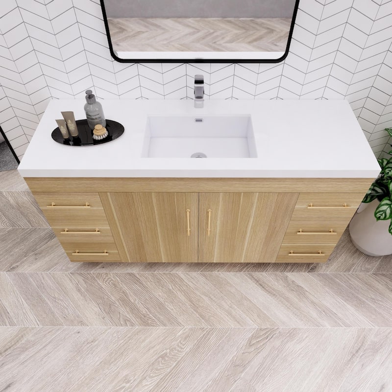Eliza 60'' Freestanding Vanity with Single Sink
