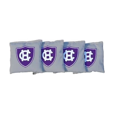 Holy Cross Crusaders Grey Cornhole Bags
