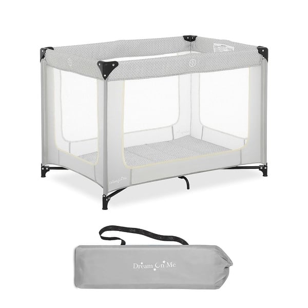 slide 2 of 27, Dream On Me Zoom Portable Playard Light Gray