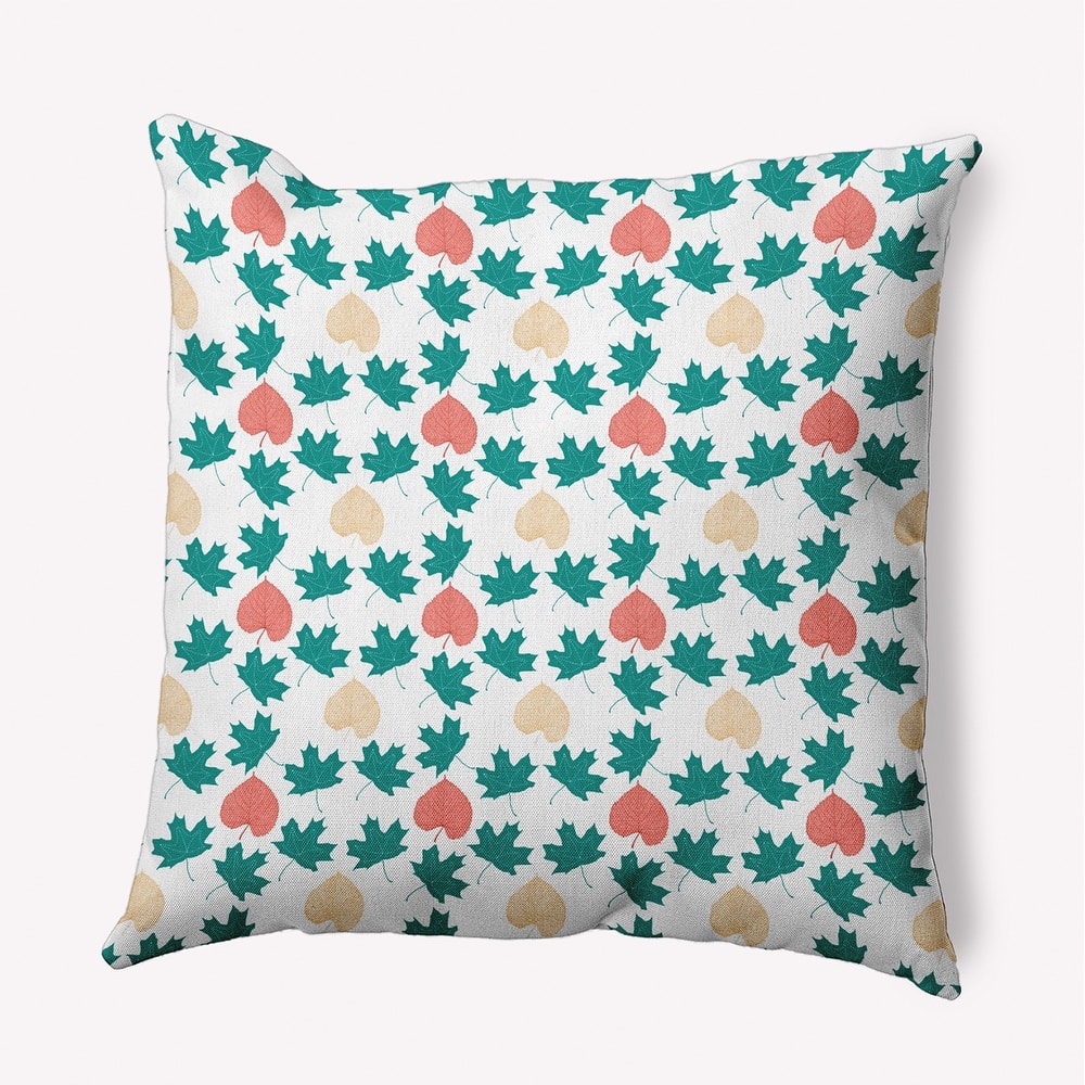 Lots of Leaves Fall Indoor/Outdoor Throw Pillow