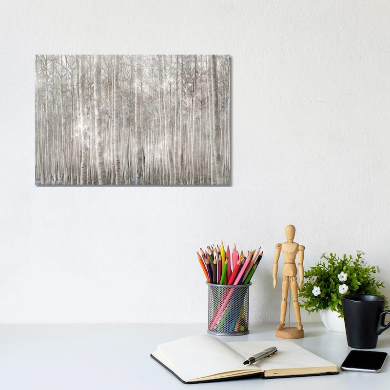 iCanvas "Birch Trees " by Bluebird Barn Canvas Print - 8x12x0.75