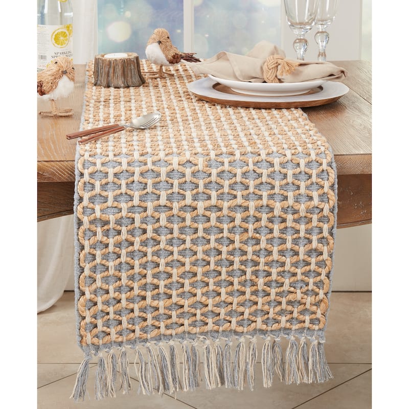Handmade Woven Rope Table Runner - 16"x72"