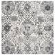 SAFAVIEH Madison Belle Vintage Paisley Pattern Area Rug - 12' x 12' Square - Cream/Silver