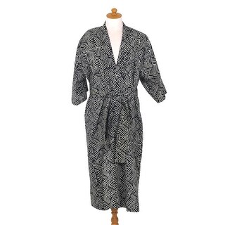 NOVICA Handmade Men's Cotton 'Bedeg' Batik Robe (Indonesia) - Bed Bath ...
