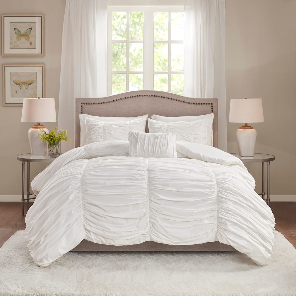 Madison Park Catalina White Comforter Set
