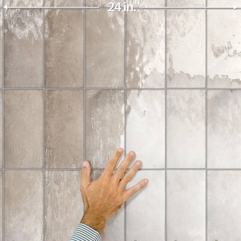 Merola Tile Camden Bone 4" x 8" Ceramic Wall Tile