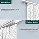 preview thumbnail 19 of 25, CHICOLOGY Adjustable Sliding Panels, 4-Rail Track, for Large Windows