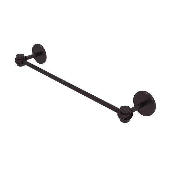 Allied Brass Satellite Orbit One Collection Towel Bar with Twist Accents