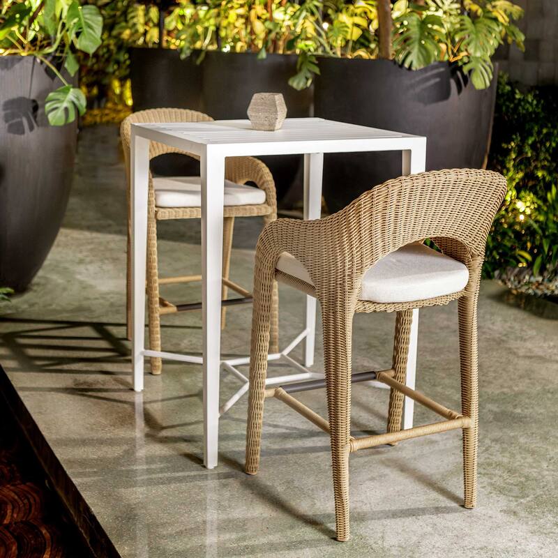 Uttermost Kavali Outdoor Wicker Stool