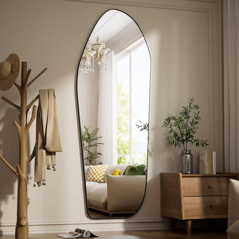 Irregular Full Lenghth Mirror Wall Decor