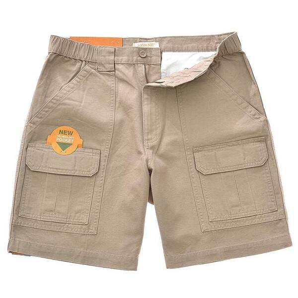 Shop Savane Men S Comfort Hiking Cargo Shorts Overstock 20092579