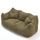 preview thumbnail 56 of 98, Modern Cute Chenille Upholstered Loveseat with High Resilience Foam