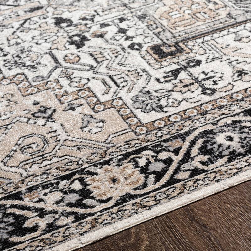 Livabliss Dorinda Traditional Washable Machine Washable Area Rug