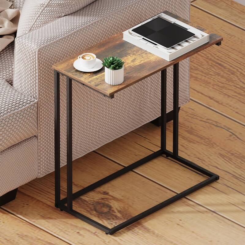 C Shaped End Table
