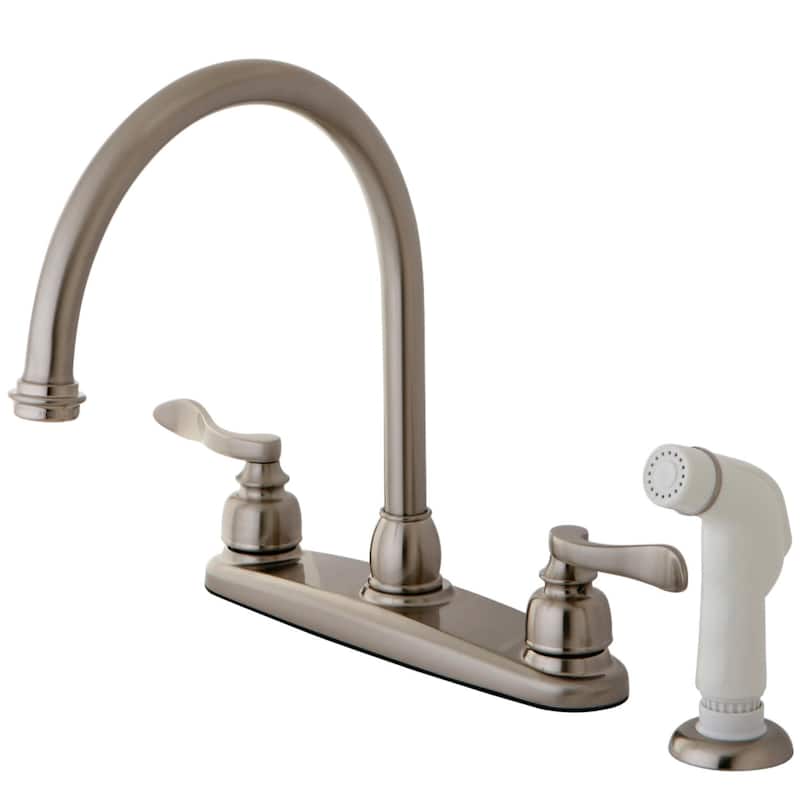Kingston Brass NuWave French 1.8 GPM Standard Kitchen Faucet - - Brushed Nickel
