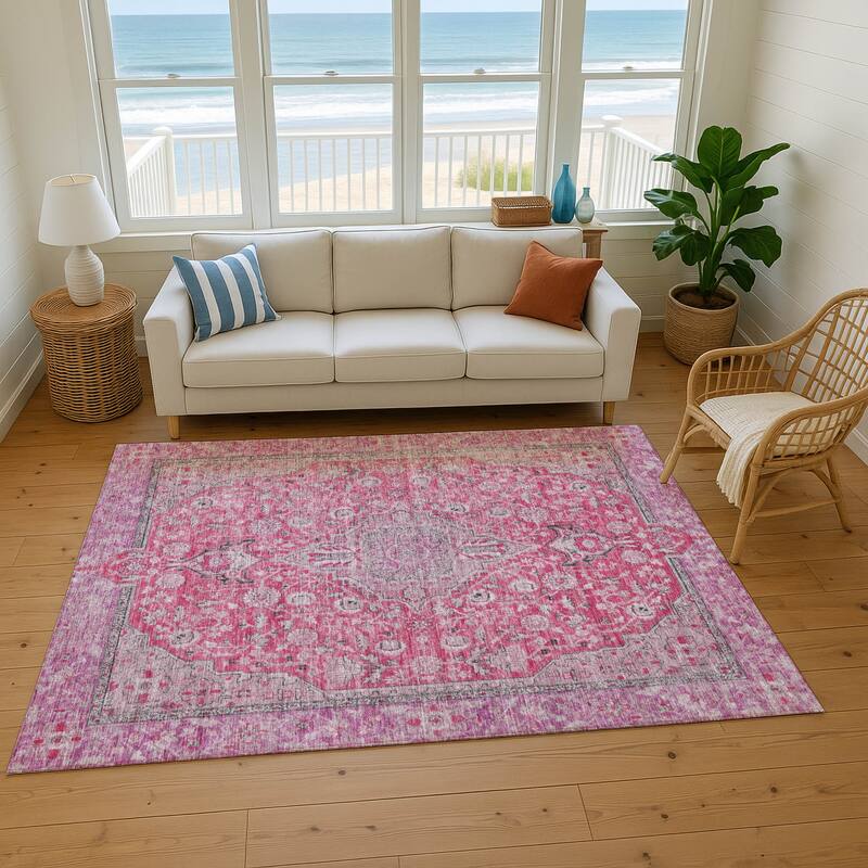 Premium Washable Super Soft Vintage Traditional Mayfield Rug