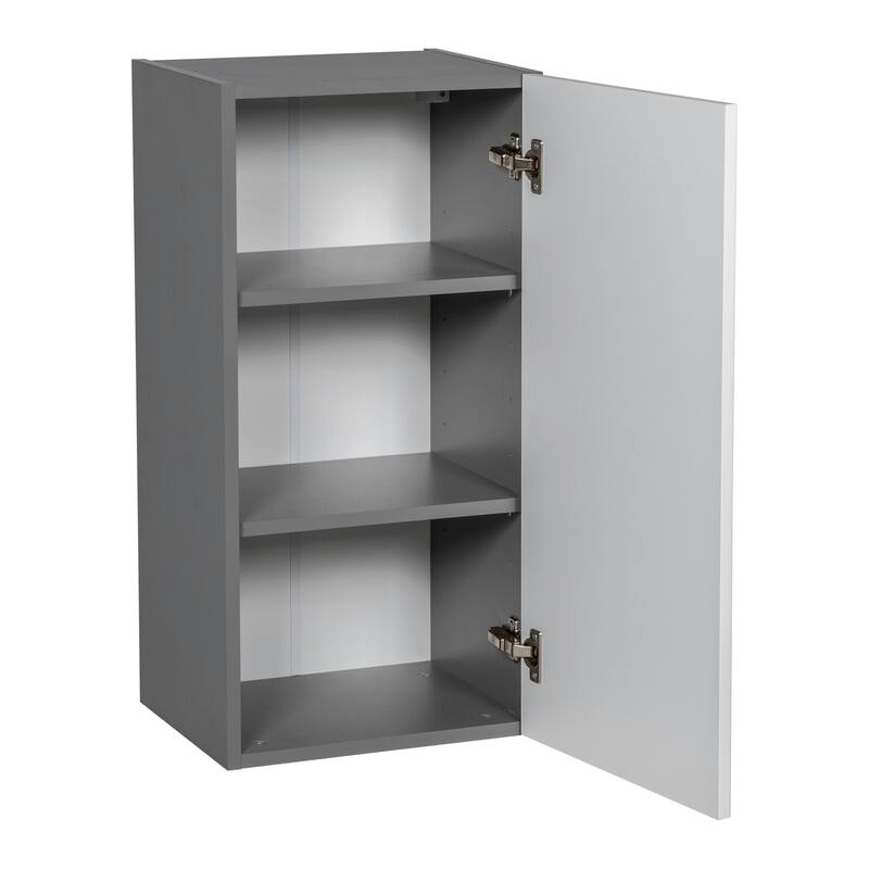 21" x 30" Wall Cabinet-Single Door-Grey - 21 x 30 x 12