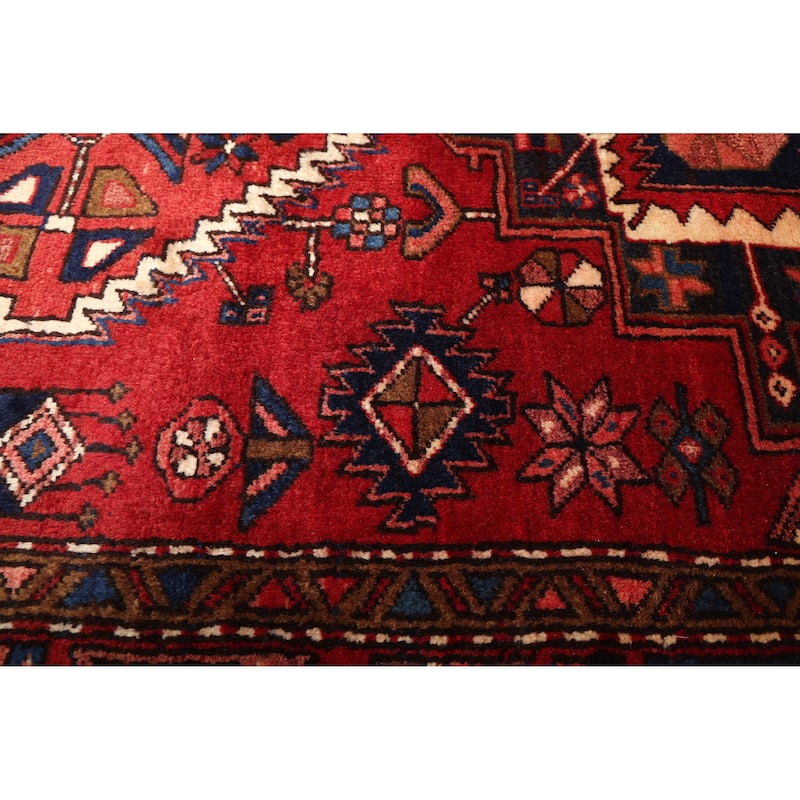 ECARPETGALLERY Hand-knotted Konya Anatolian Red Wool Rug - 3'8 x 10'10
