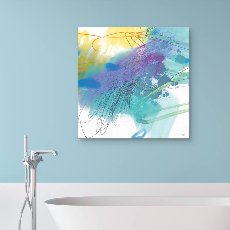 Twist & Turn I by Lisa Ridgers Canvas Art Print