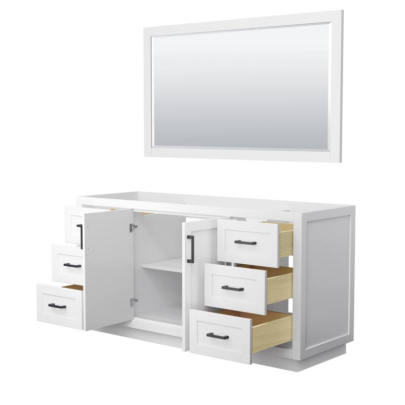Miranda Bathroom Vanity Cabinet, 58-Inch Mirror