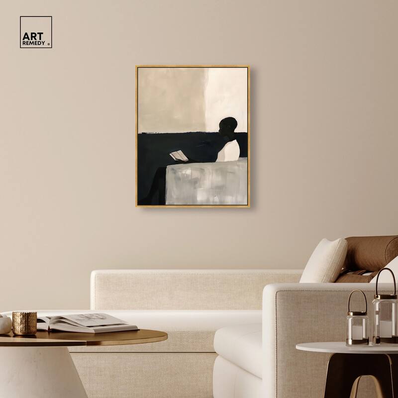 Void Reader III Canvas by Art Remedy