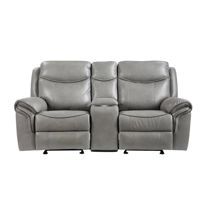 Brisa Manual Double Glider Reclining Loveseat