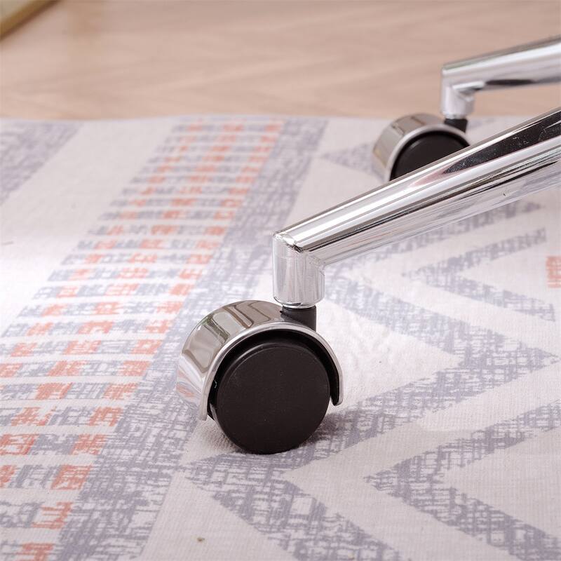 360 Swivel Height Adjustable Teddy Fabric Chair