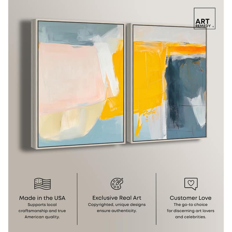 Skyward Radiance II Canvas Set of 2 by Art Remedy