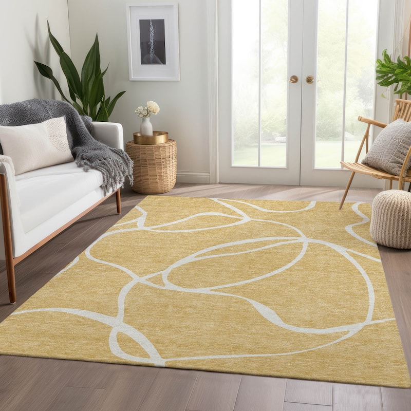 Premium Washable Super Soft Abstract Dash Mayfield Rug