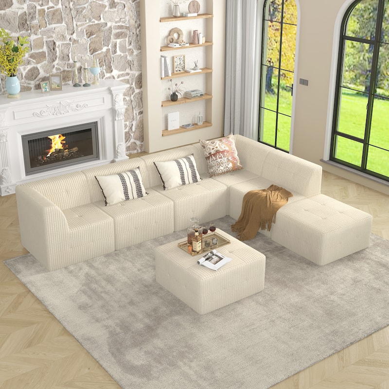 Modern Minimalist Modular Armless Sofa Chair Single Seat Lounge Sleeper Sofa for Living Room Bedroom