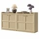 preview thumbnail 48 of 49, Multifunctional Minimalist Side Cabinet with 3D Design