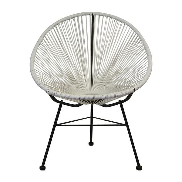slide 2 of 30, Acapulco Chair - H34.5xW28.5xD32.75 White