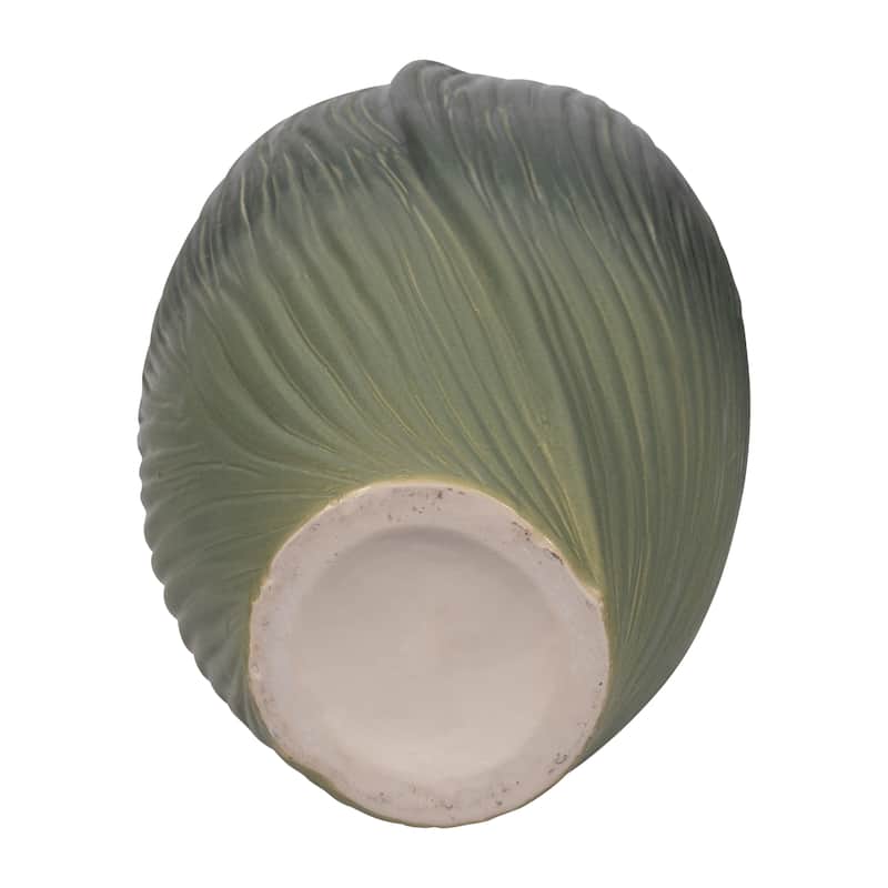 Ceramic Stylish Rubpert Contemporary Vase - Green