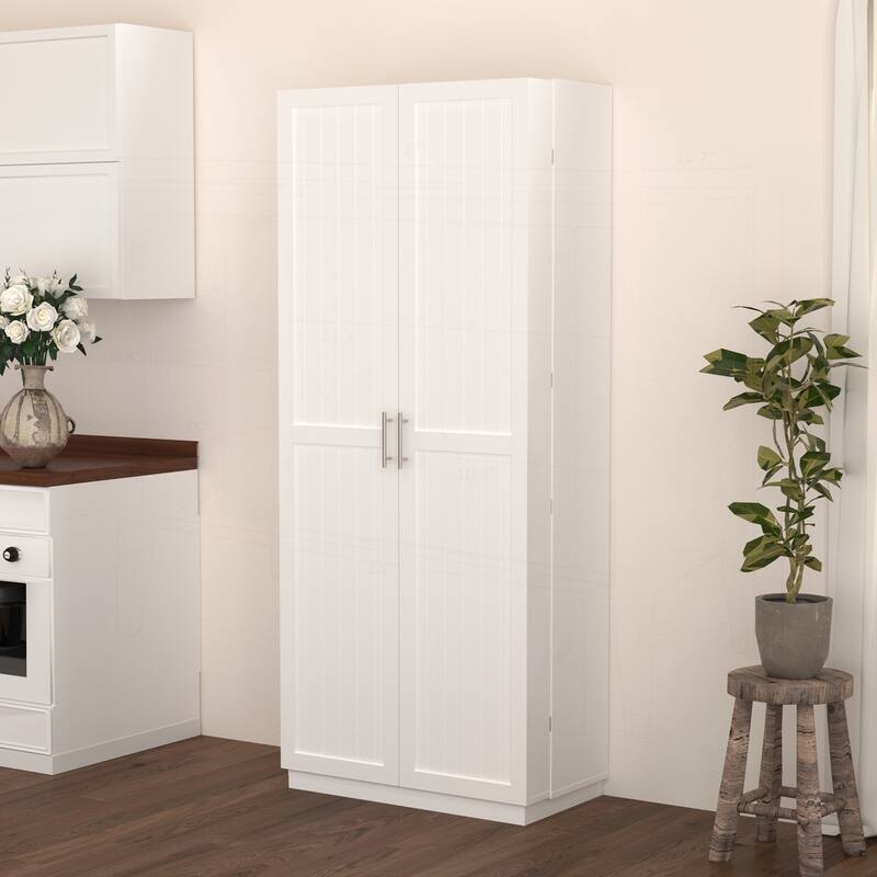 Versatile Freestanding Pantry Cabinet for Various Rooms
