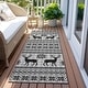 preview thumbnail 104 of 152, Machine Washable Indoor/ Outdoor Christmas Sweater Chantille Rug
